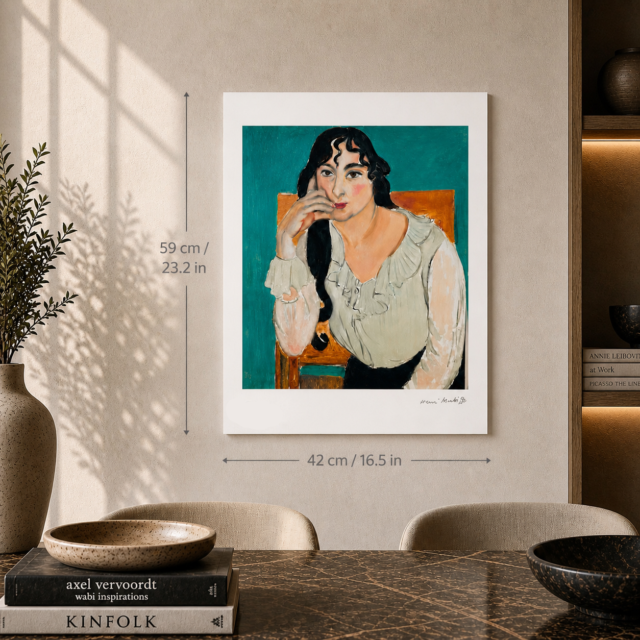 Henri Matisse La litografia italiana Lorette su archi 300 g/m² 42x59 cm