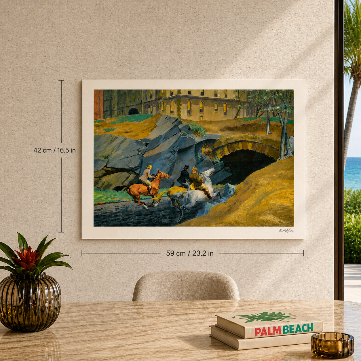 Edward Hopper Bridle Path Litografia Archi 300gsm 42x59 cm