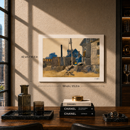 Edward Hopper House on the Shore Litografia Archi 300 g/mq 42x59 cm