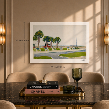 Edward Hopper The Battery, litografia Charleston Arches 300 g/m² 42x59 cm