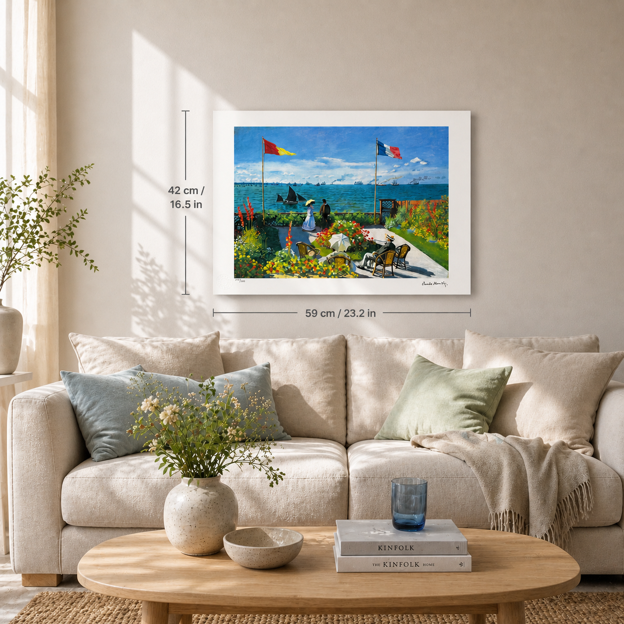 Claude Monet – 'Terrazza di Saint-Adresse' – Edizione limitata e numerata