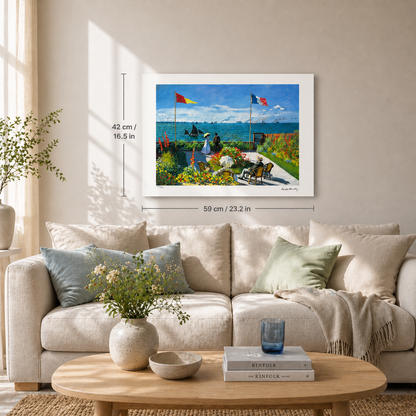 Claude Monet – 'Terrazza di Saint-Adresse' – Edizione limitata e numerata