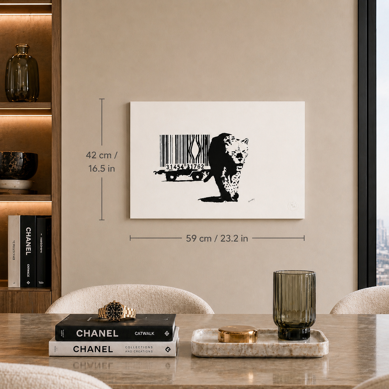 Banksy Barcode Litografia Archi 300gsm 42x59 cm