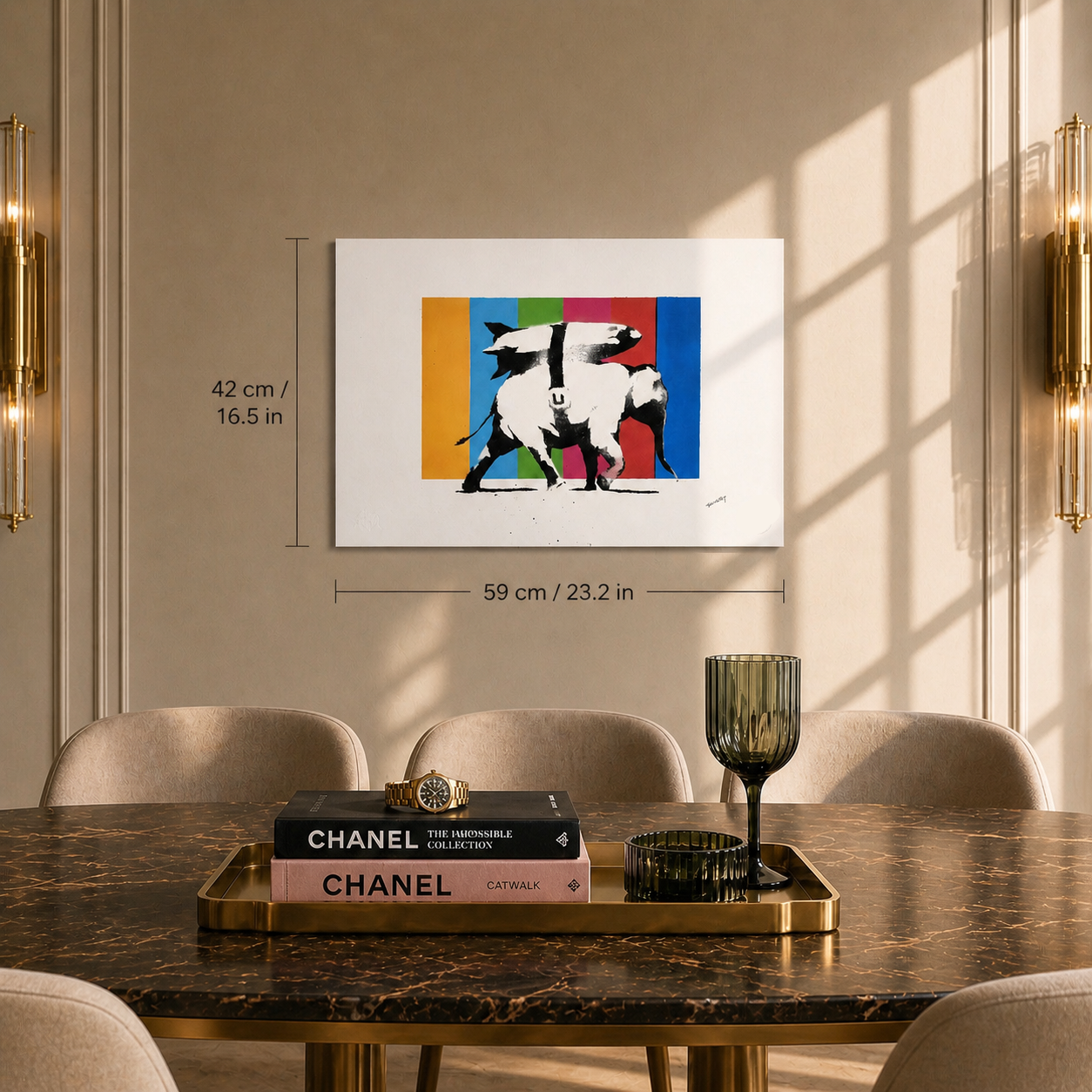 Banksy Heavy Weapons (Multicolor) Litografia Archi 300gsm 42x59 cm