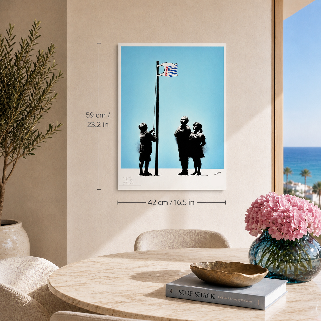Banksy Very Little Helps Litografia Arches 300gsm 42x59 cm