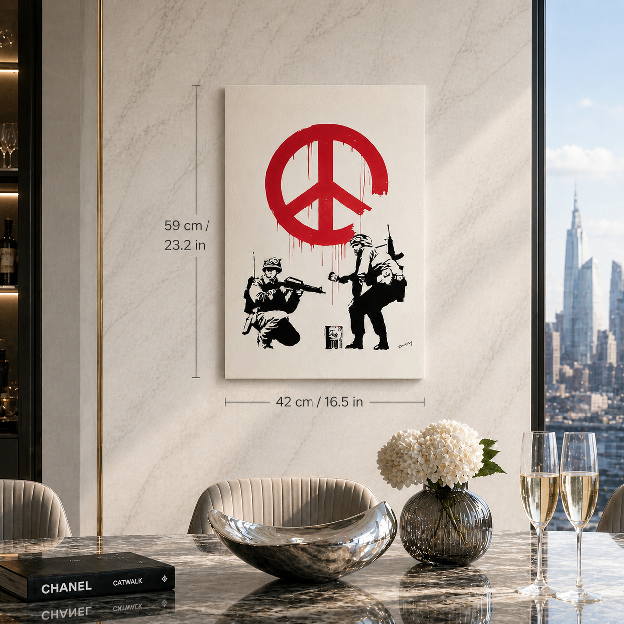 Banksy CND Soldiers Litografia Arches 300gsm 42x59 cm