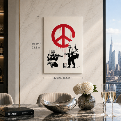 Banksy CND Soldiers Litografia Arches 300gsm 42x59 cm