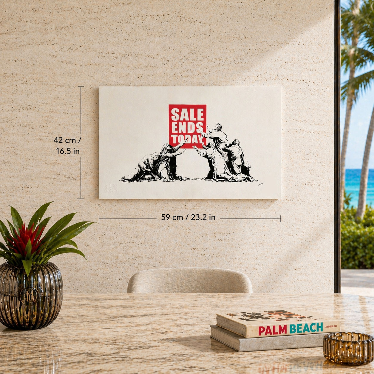 L'offerta Banksy termina oggi Litografia Arches 300gsm 42x59 cm