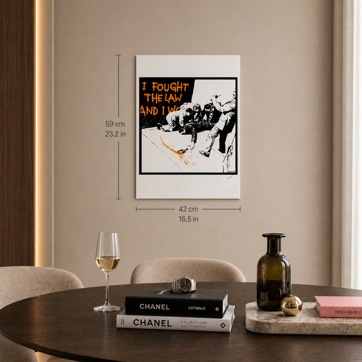 Litografia Banksy HMV Archi 300gsm 42x59 cm