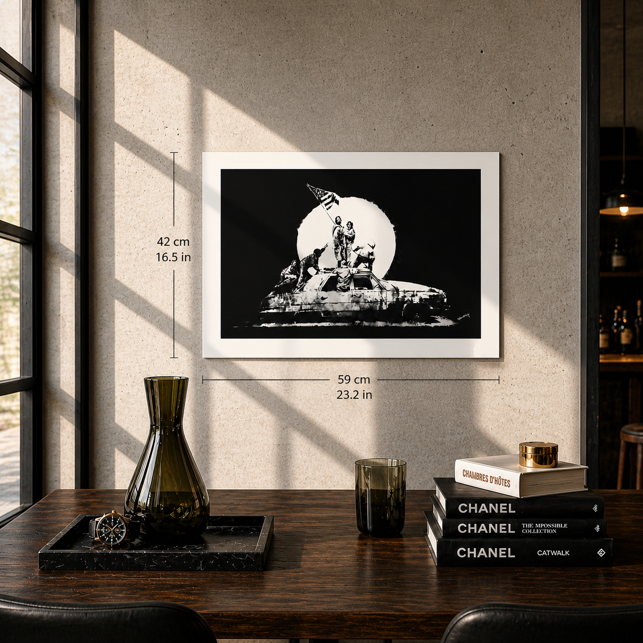 Archi Litografia Bandiera Banksy 300gsm 42x59 cm