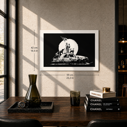 Archi Litografia Bandiera Banksy 300gsm 42x59 cm