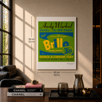 Andy Warhol Brillo Litografia Arches 300gsm 42x59 cm