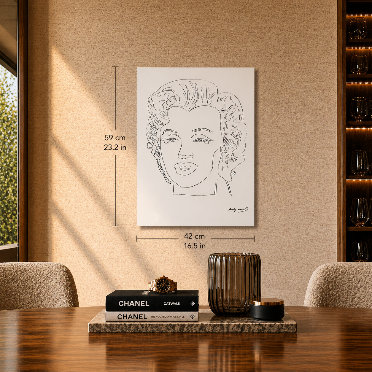 Andy Warhol Marilyn Monroe Litografia Arches 300gsm 42x59 cm