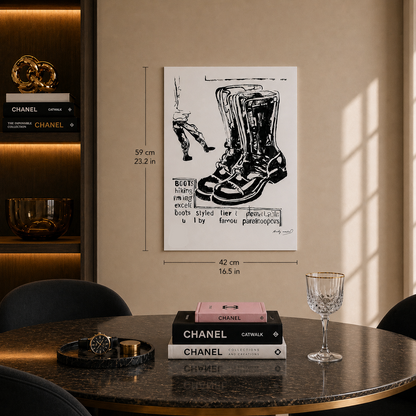 Andy Warhol Stivali da paracadutista Litografia Archi 300 g/m² 42x59 cm