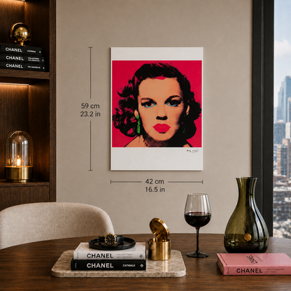 Andy Warhol Judy Garland Litografia Arches 300gsm 42x59 cm
