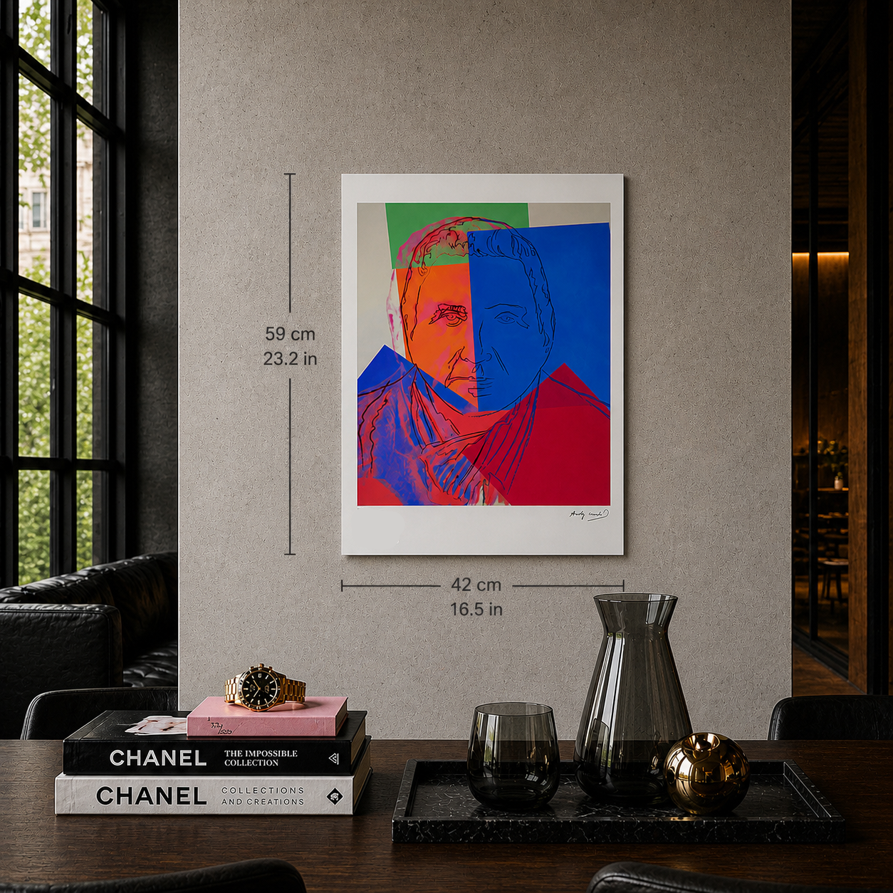 Andy Warhol Gertrude Stein Litografia Arches 300gsm 42x59 cm
