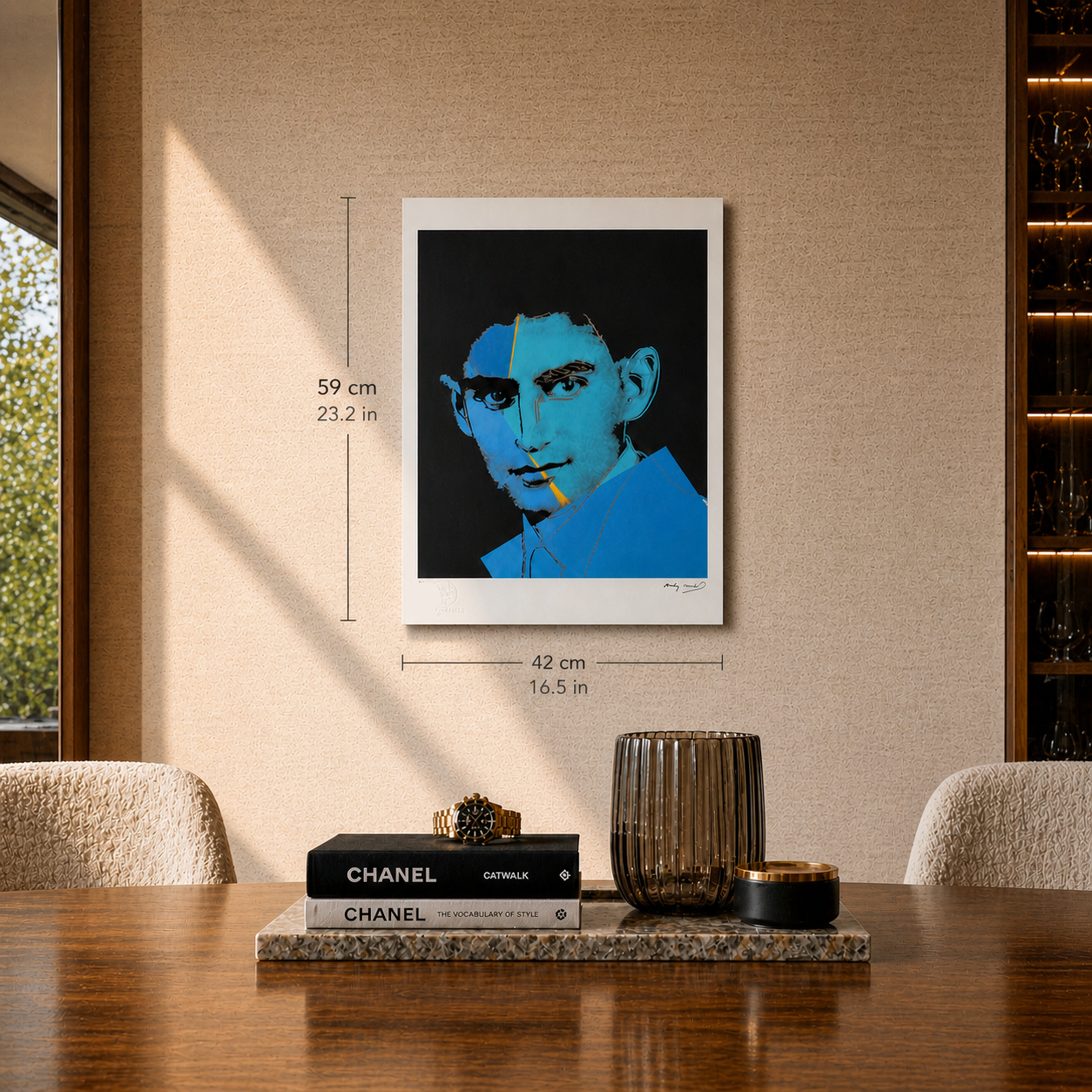 Andy Warhol Franz Kafka Litografia Arches 300gsm 42x59 cm