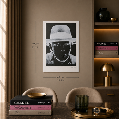 Andy Warhol Joseph Beuys Litografia Arches 300gsm 42x59 cm