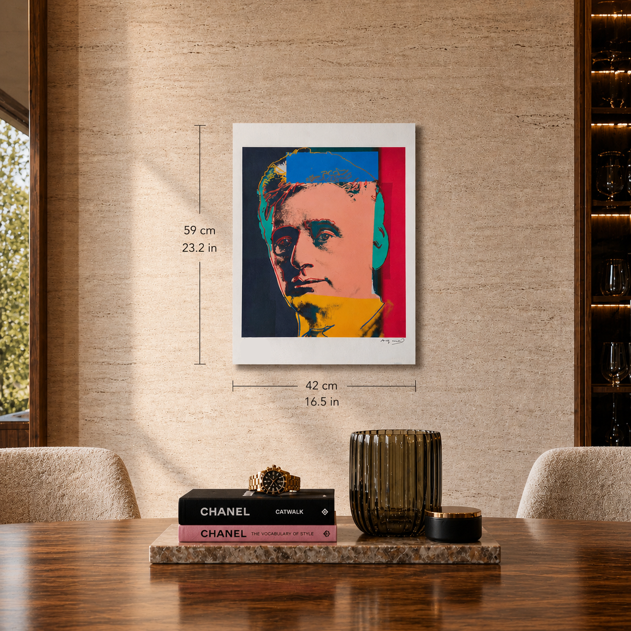 Andy Warhol Louis Brandeis Litografia Arches 300gsm 42x59 cm