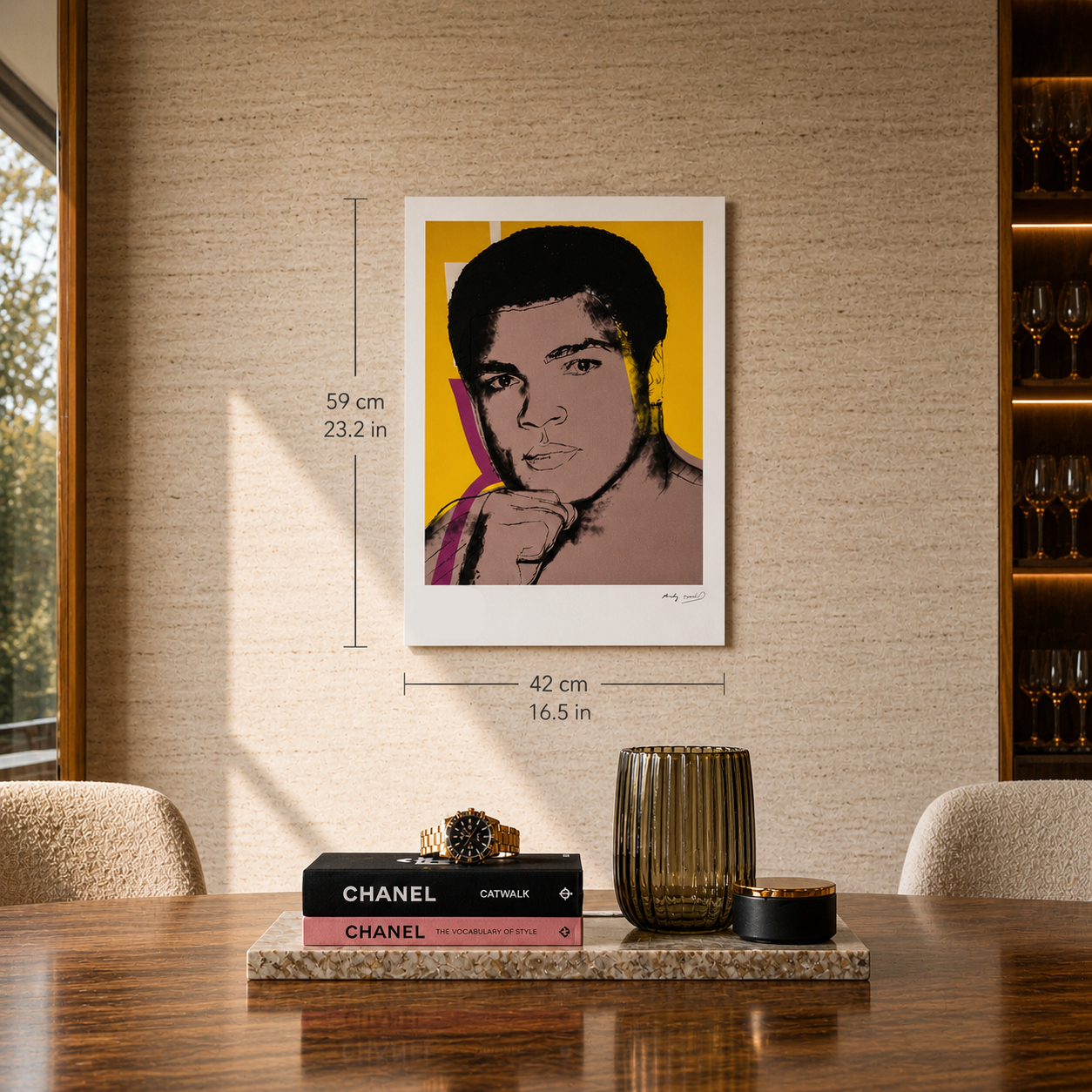 Andy Warhol Muhammad Ali (F. & S. II.182) Litografia Arches 300gsm 42x59 cm