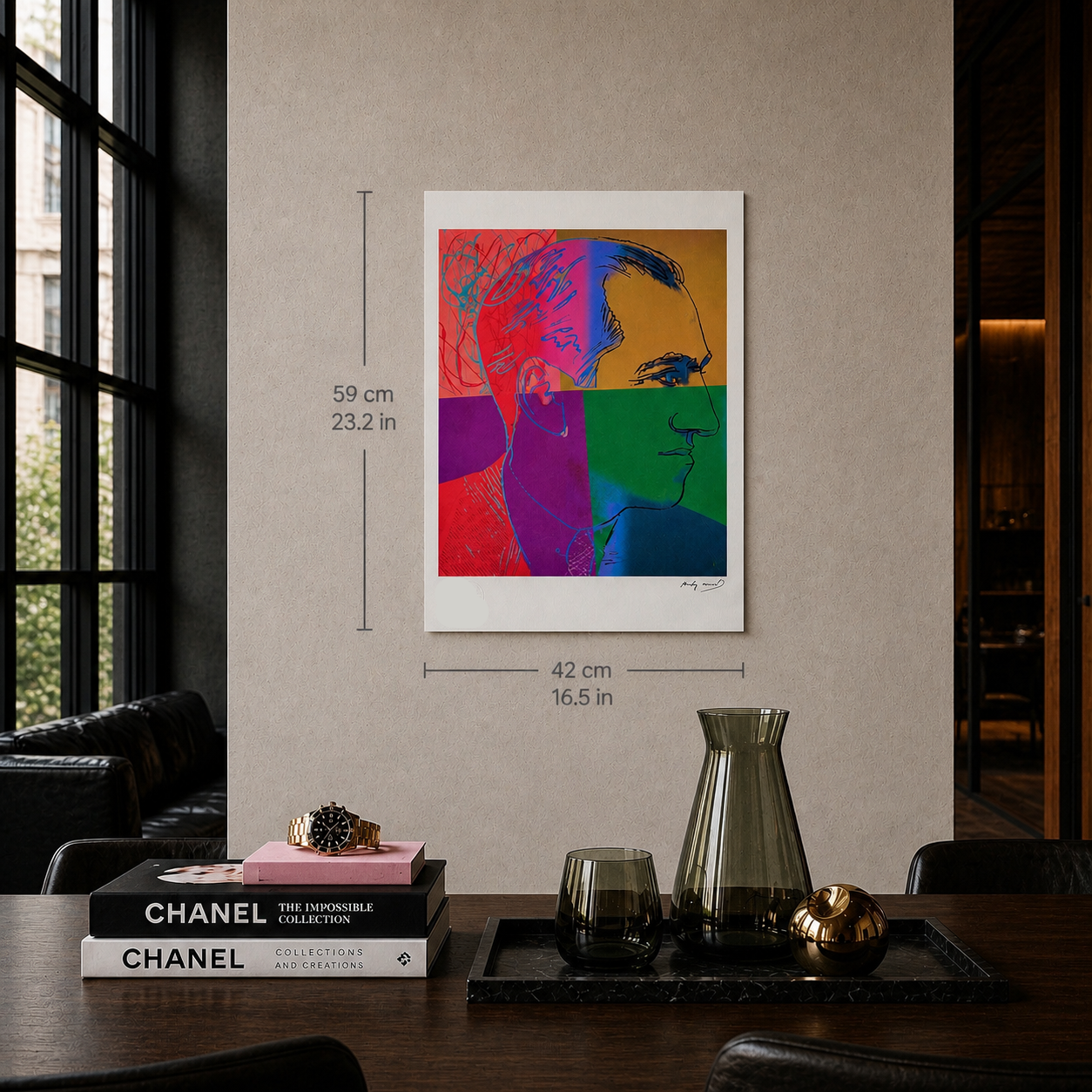 Andy Warhol Gershwin Litografia Arches 300gsm 42x59 cm
