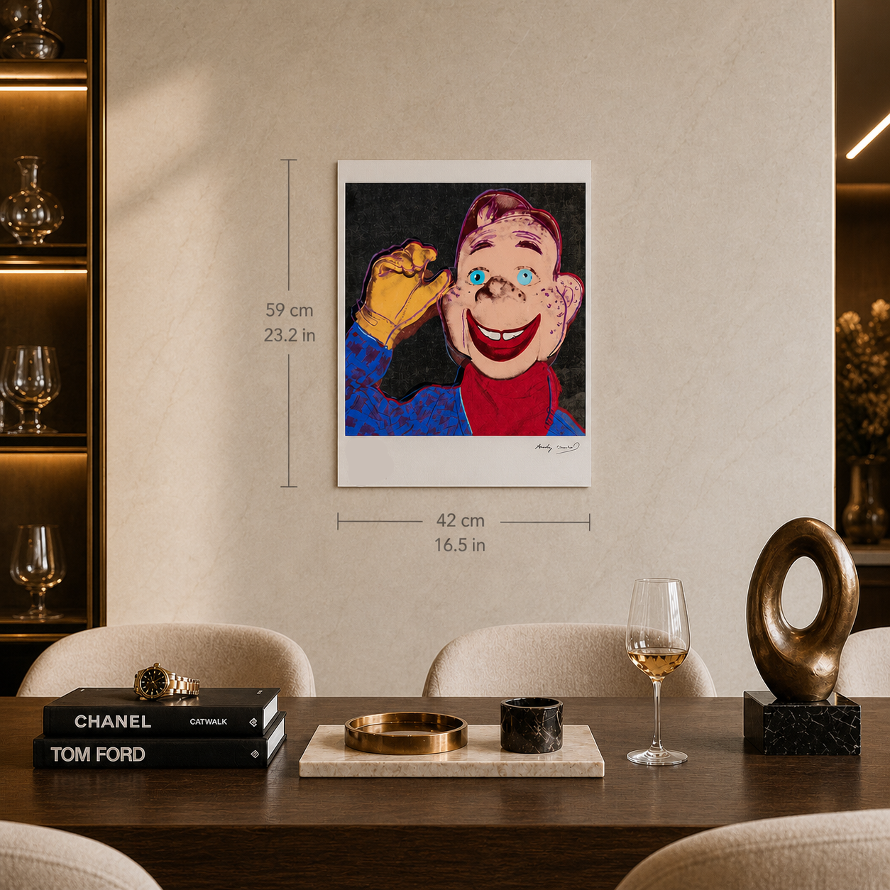 Andy Warhol Howdy Doody Litografia Arches 300gsm 42x59 cm