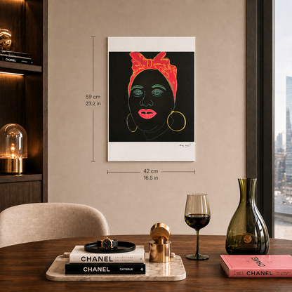 Andy Warhol Black Woman Litografia Arches 300gsm 42x59 cm