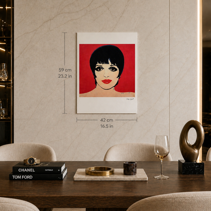 Andy Warhol Liza Minnelli Litografia Arches 300gsm 42x59 cm