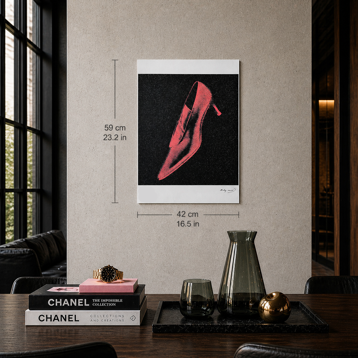 Andy Warhol Shoes Litografia Archi 300gsm 42x59 cm