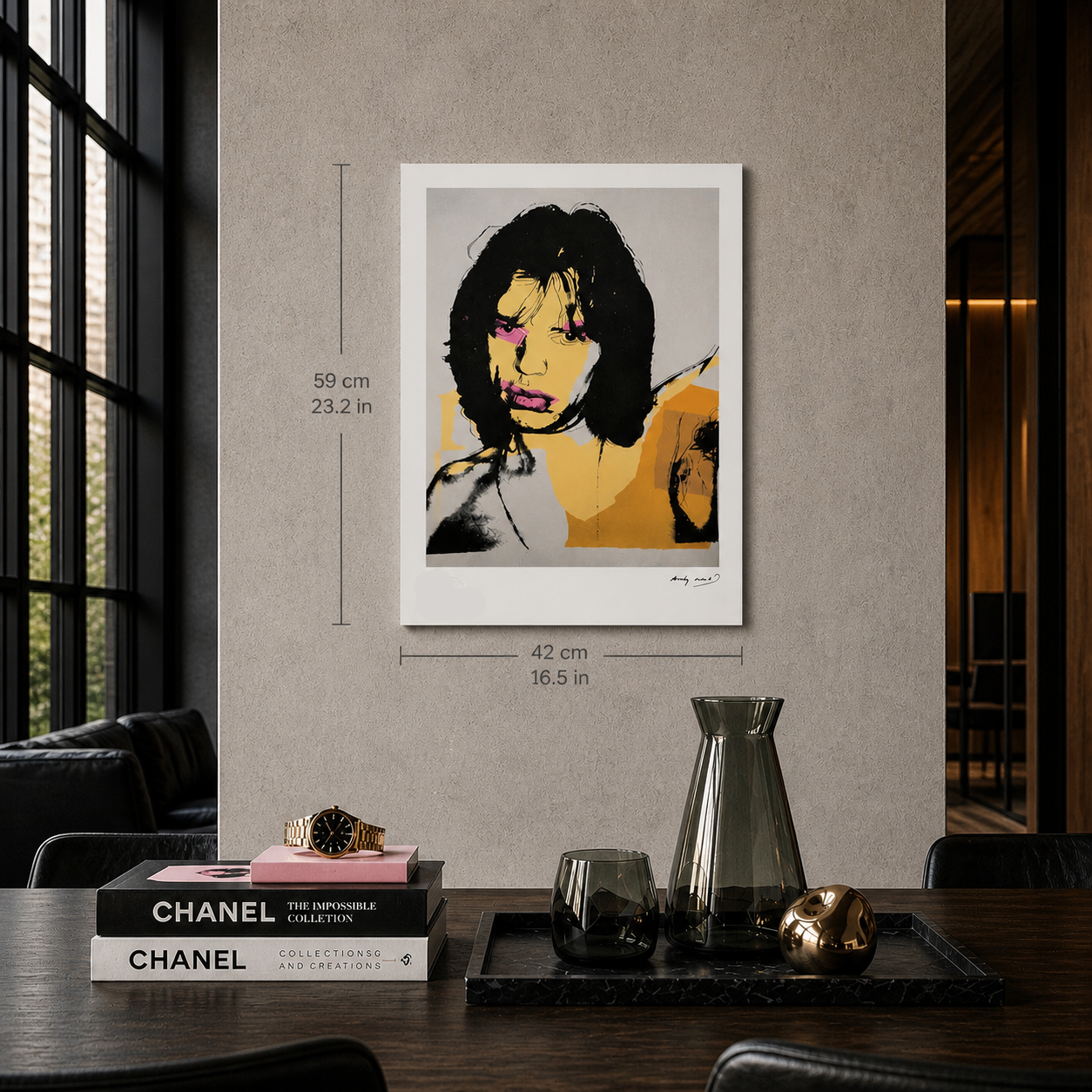 Andy Warhol Mick Jagger (FS II.141, 1975) Litografia Arches 300gsm 42x59 cm