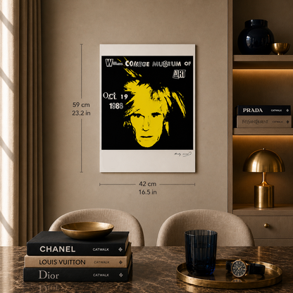 Andy Warhol Autoritratto Litografia Arches 300gsm 42x59 cm