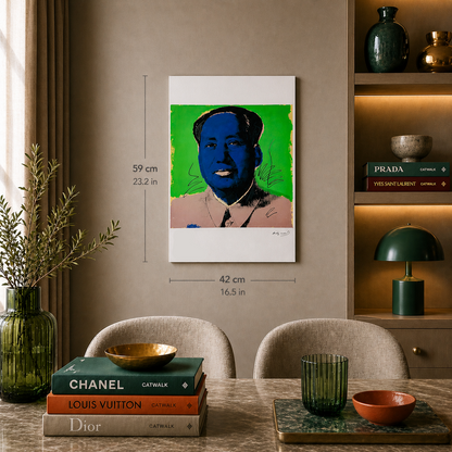 Andy Warhol – ‘Mao (Blue & Green)’ – Edizione limitata e numerata