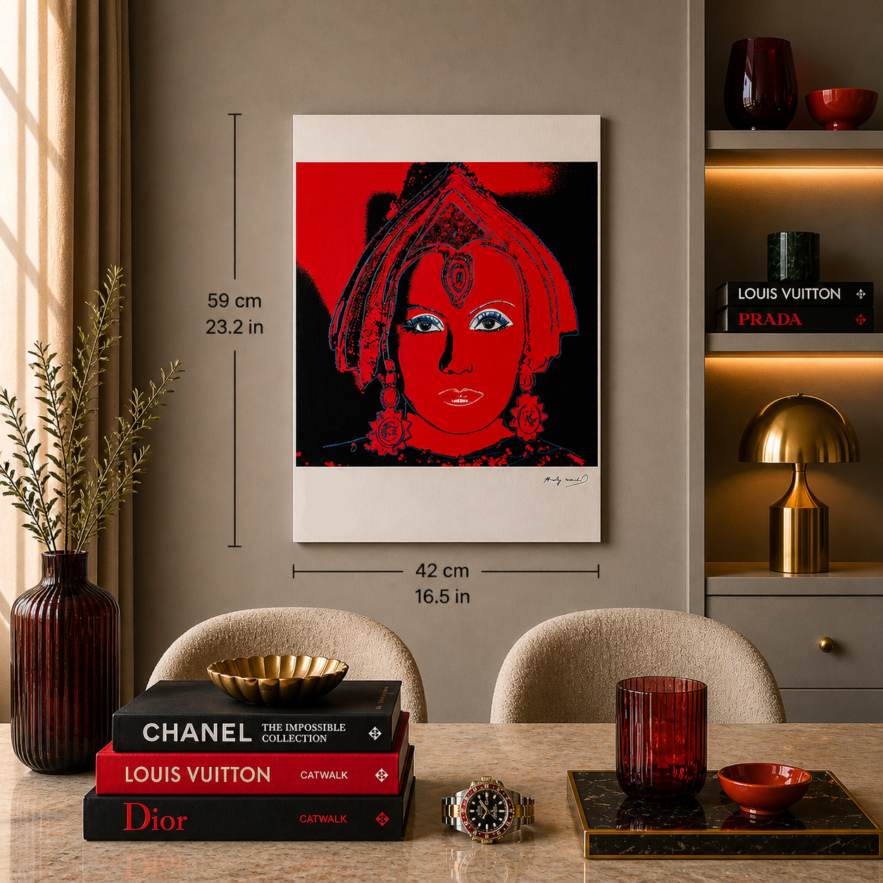 Andy Warhol Star Litografia Arches 300gsm 42x59 cm