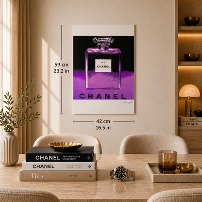 Andy Warhol Chanel Litografia pubblicitaria Arches 300gsm 42x59 cm