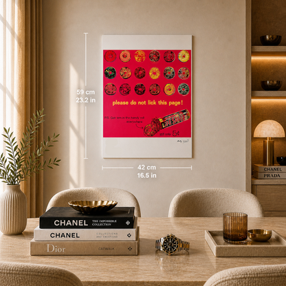 Andy Warhol Lifesaver Litografia Arches 300gsm 42x59 cm