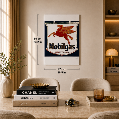 Andy Warhol Mobilgas Litografia Arches 300gsm 42x59 cm