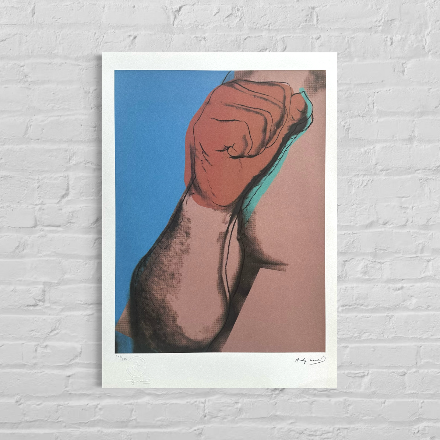 Andy Warhol Muhammad Ali (F. & S. II.181) Litografia Arches 300gsm 42x59 cm