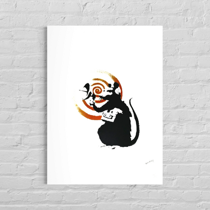 Banksy Radar Rat Litografia Archi 300gsm 42x59 cm