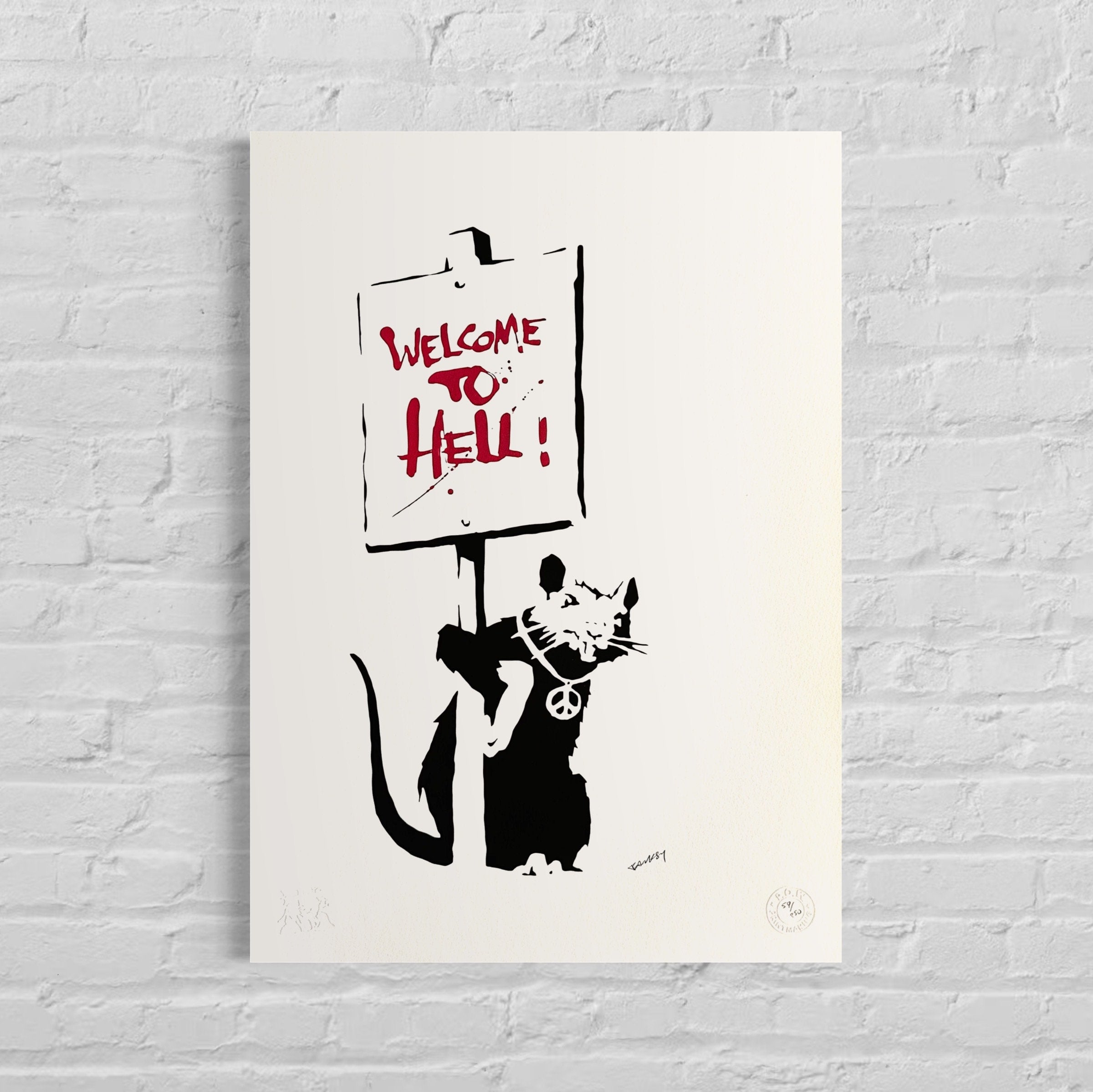 Banksy welcome to hell