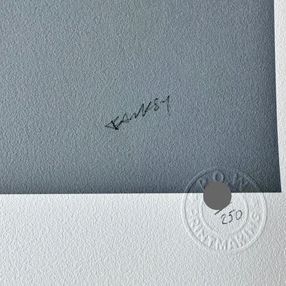 BANKSY Roller rat spot painting