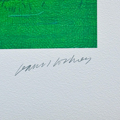 Genummerde editie DAVID HOCKNEY - Bos met 4 bomen - Certificaat - Limited lithografie - muurdecoratie - after