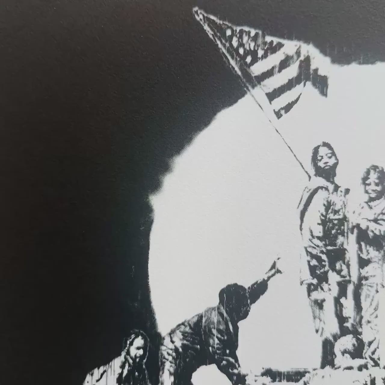 Banksy – ‘Flag’ – Gelimiteerde en genummerde editie