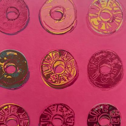 Andy Warhol – ‘Lifesaver Advertising’ – Gelimiteerde en genummerde editie